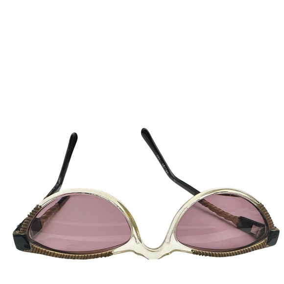 Vintage Cat Eye Sunglasses Khanh EK Twisted Temple Purple Tint main image 6